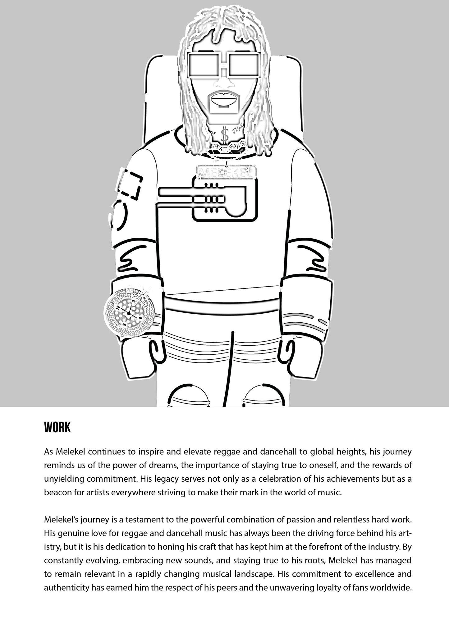 Melekel's Coloring Book: Rise of a Star